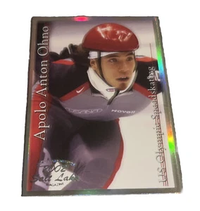 2002 carta sportiva investitore APOLO OHNO carta pattinaggio di velocità - Foto 1 di 1