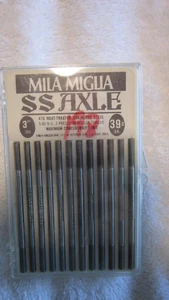 MILA MIGLIA SS ACHSE 3 ZOLL 5-40 GEWINDE EDELSTAHL 12 PRO PACKUNG - Bild 1 von 3