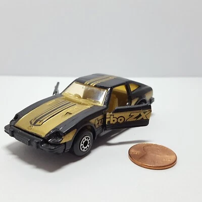 Vintage Matchbox Superfast Black DATZUN 280ZX Turbo Opening Doors - Macau - Mint - Image 1 of 4