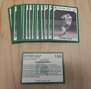 1990 Michigan State Spartans Collegiate Collection #155 STEVEN COLP Lot of (10) - Picture 1 of 1
