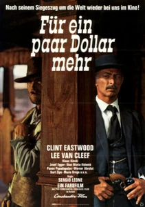Für ein paar Dollar mehr ORIGINAL A1 Kinoplakat Clint Eastwood / Klaus Kinski - Bild 1 von 1