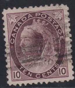 Canada Stamp #83 - Queen Victoria (1898) 10¢ VF-Used - Picture 1 of 1