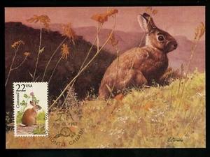 US FDC #2286//2335/2290 Fleetwood Maximum Card 1987 Toronto Canada Rabbit - Picture 1 of 2