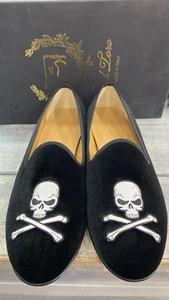 Del Toro Men's Black Moccasin Size 14 EU 47 (Insole 33 cm) TR009 - Picture 1 of 9