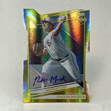 2022 Elite Extra Edition Base Aspirations Die-Cut Gold #54 Parker Messick /24