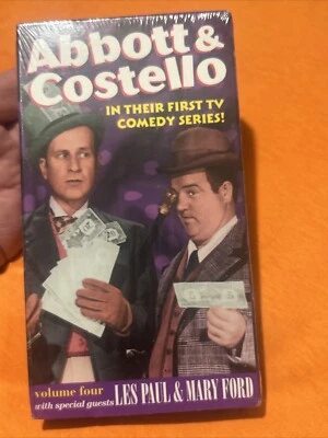 Abbott And Costello New Sealed In Their First TV Comedy Series￼ Volume 4 VHS - Image 1 of 4