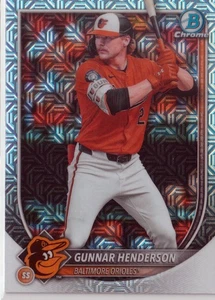 GUNNAR HENDERSON 2025 Bowman Mega Box Chrome Mojo Refractor / #2 Orioles - Picture 1 of 2