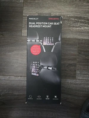 Macally Car Headrest Mount Holder for Apple iPad Pro/Air/Mini, Tablets, Nintendo - Image 1 of 4