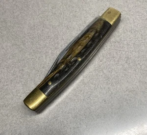 Vintage Two Blade Pocket Knife Made In Pakistan Bullet - Picture 1 of 7