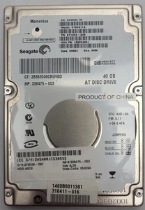 Seagate ST94011A HDD , 2.5" , 40 GB, 44-Pin IDE/PATA/UDMA-100, tested w/ pics - Picture 1 of 16