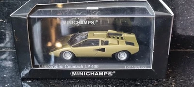 MINICHAMPS Lamborghini Countach LP-400 dorado 1:43 Foto 1 de 4