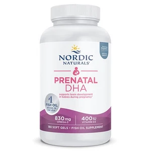 Geles suaves Nordic Naturals prenatal DHA fórmula sin sabor 180 - Imagen 1 de 2