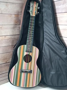 ​SanDona AR-1 Artist Rainbow Concert Ukulele Multi-Color Striped w/ Gig Bag,... - Picture 1 of 8
