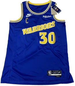 Nike 44 M Curry Golden State Warriors Hardwood Classic Swingman Jersey Rakuten - Picture 1 of 15