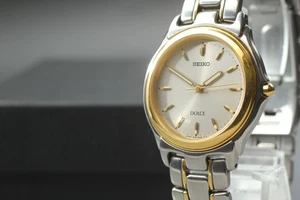 N MINT Seiko Dolce 8J41-6020 Titanium Luminous Round HAQ Quartz Mens Watch JAPAN - Picture 1 of 11