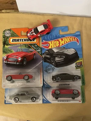 Hot Wheels Aston Martin One-77 1963 DBS Lote de 4 Foto 1 de 4