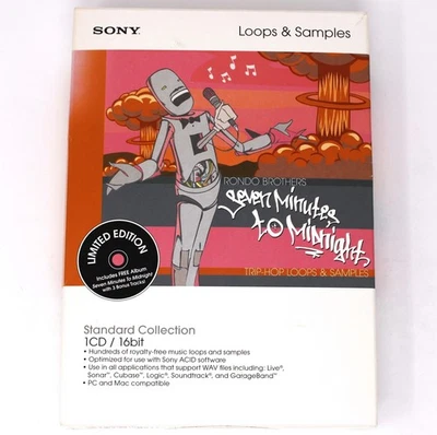 CD de muestreo/biblioteca de sonido Sony Seven Minutes To Midnight Trip Hop Rondo Brothers Foto 1 de 3