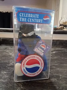 Pepsi, Celebrate The Century Bear 2000 Rara Limited Blue #3030 NUOVO SIGILLATO! - Foto 1 di 13