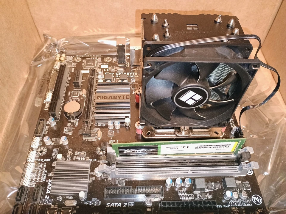 8-ядерный процессор Gigabyte GA-78LMT-USB3 и FX 8300 и графический процессор RX580 8 ГБ - Изображение 1 из 4