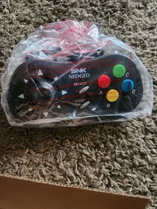 Neo Geo Mini Pad Black Controller, PRO GEAR SNK 40th Anniversary - - Picture 1 of 5