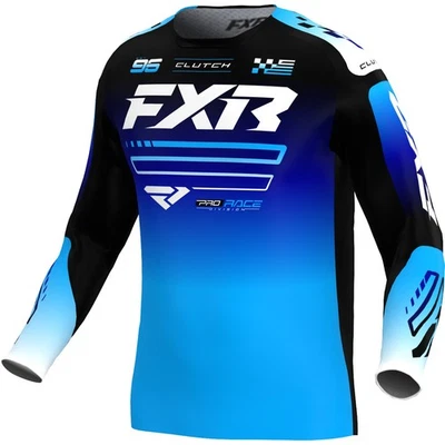 Jersey todoterreno FXR Clutch niños MX azul/negro Foto 1 de 2