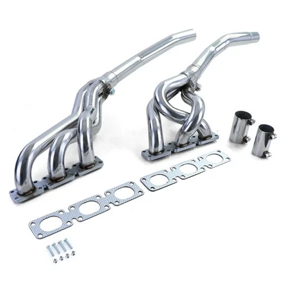 Rennsport Fächerkrümmer Edelstahl passt für 5er BMW E34 520i 24V + 525i 24V M50 - Bild 1 von 4