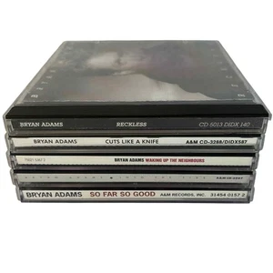 Bryan Adams CDs Lot Reckless Cuts Like a Knife Waking Up So Far So Good Music - Picture 1 of 6
