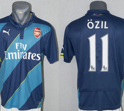 Футболка мужская Arsenal Ozil 2014/2015 выездные матчи футбол размер для взрослых M - Изображение 1 из 4