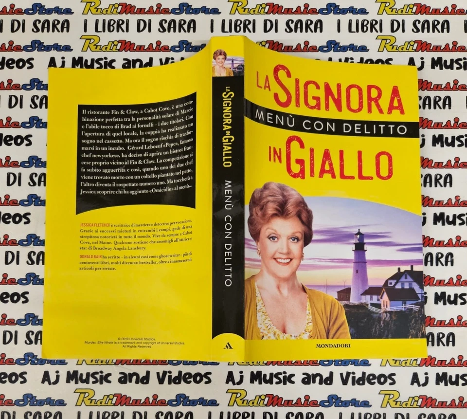 Book Libro LA SIGNORA IN GIALLO menu' con delitto MONDADORI 2019 (L95) - Immagine 1 di 1