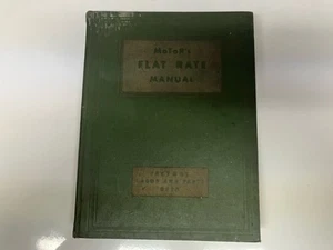 Motor's Flat Rate & Parts Manual USED 1948 20th Edition (1938-47) - Bild 1 von 5