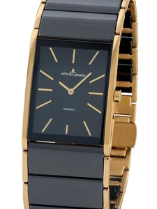 Jacques Lemans 1-1940C Dublin Ceramic Ladies Watch 24mm 5 ATM - Picture 1 of 5