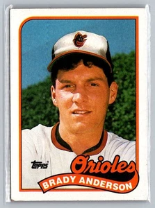 1989 Topps #757 Brady Anderson - Foto 1 di 2