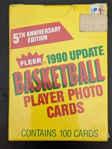 FACTORY SEALED: 1990 Fleer Update Basketball 5th Anniversary Set (Payton RC) - Picture 1 of 5