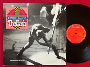 THE CLASH~LONDON CALLING 12" 45 RPM VINYL WITH FOLDOUT POSTER (1991) EUROPE - Picture 1 of 3