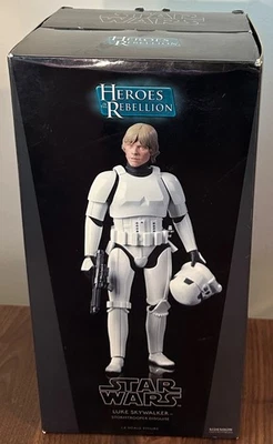 Sideshow Star Wars Heroes Of The Rebellion Luke &Han Stormtrooper Disguise New - Image 1 of 4