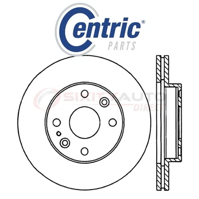 Centric C-TEK Disc Brake Rotor for 2001-2002 Kia Rio 1.5L L4 - Kit Set ht Foto 1 de 4
