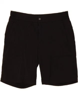 Шорты-чино женские ATHA США 12 большие W34 черные нейлоновые DG31 - Изображение 1 из 3