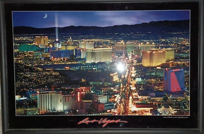 LAS VEGAS STRIP by Electric Art Gallery Framed Art with Lights - Image 1 of 4