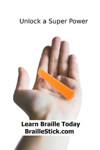 Braille-Stick - Einzelzellen (Wörter und Suffixe) - Bild 1 von 2