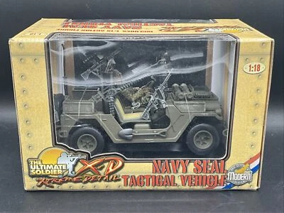2002 The Ultimate Soldier NAVY SEAL TACTICAL JEEP #10137 Xtreme 1:18 21st CENTUR - Image 1 of 4