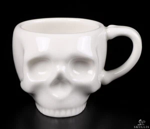 Crystal Skulls Porcelain Ceramic Coffee Espresso Cup, 2OZ - Picture 1 of 9