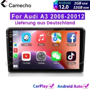 Carplay Android 13 Autoradio GPS 2+32G RDS Navi BT für Audi A3 S3 RS3 8P 8V DAB+ - Bild 1 von 22