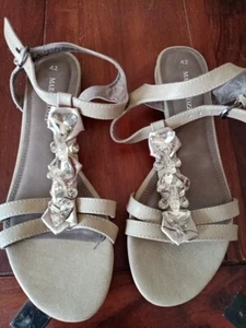 Marco Tozzi Damen Sandalen Sandaletten Freizeit Comfort Gr. 42 - Bild 1 von 5