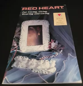 FOLLETO DE PATRÓN DE CROCHET I6 CORAZÓN ROJO 1992, PARA AMAR, VIVIR, USAR Y DAR - Imagen 1 de 6