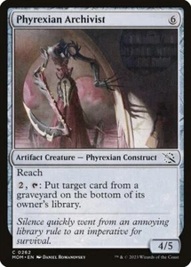 Magic the Gathering (mtg): MOM: Phyrexian Archivist (x 4) - Picture 1 of 1