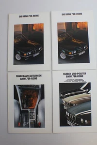 ALTE BMW POROSPEKTE 7er REIHE, VIER STÜCK - Picture 1 of 1