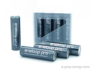 4 x Sanyo Eneloop Pro XX AA Mignon Akkus LR6 2450 mAh + Akkubox NEU - Bild 1 von 1