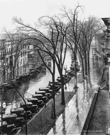 Foto de Walker Evans "Main Street, Saratoga Springs, Nueva York" 11x17" Foto 1 de 1