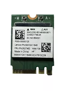 Tarjeta Wifi Inalámbrica Lenovo 00JT482 P/N SW10A11648 - Imagen 1 de 2