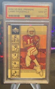 LARRY FITZGERALD 2004 Upper Deck ROOKIE Premiere #5 RC PSA 10 Arizona Cardinals - Picture 1 of 1